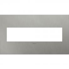 Legrand-adorne AWC4GBS4 - BRUSHED STAINLESS 4G WP