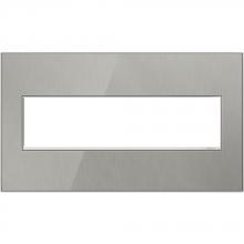 Legrand-adorne AWM4GMS4 - BRUSHED STAINLESS  4G WP
