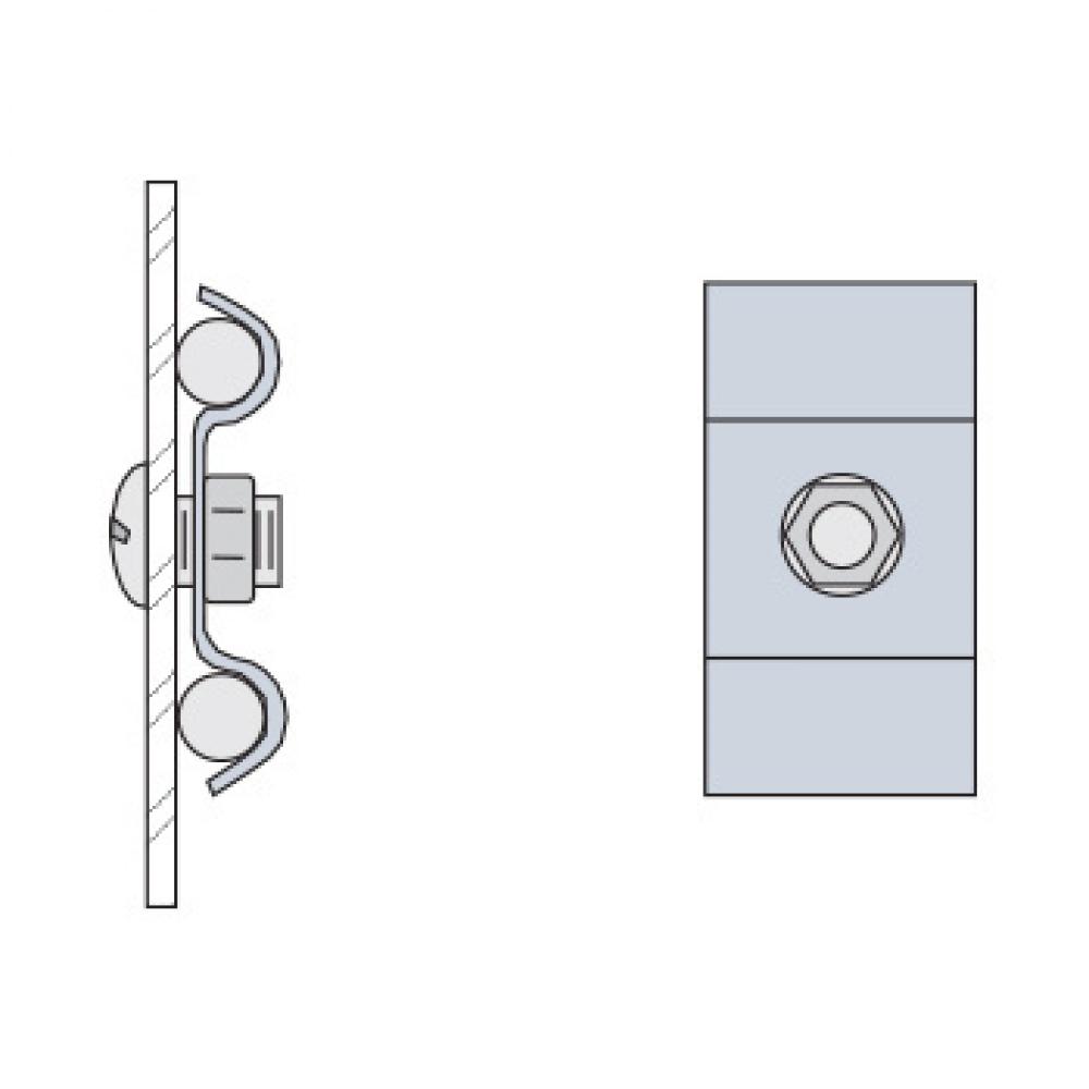 Z-1873-04-GE Ground Wire Clamp Kit w/Hdw