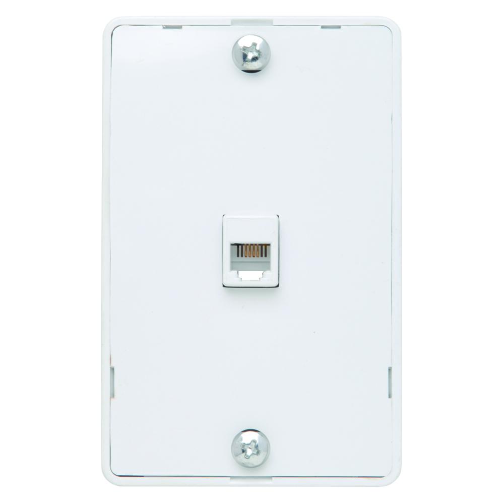 TELE OUTLET 4-WIRE WALL MOUNT