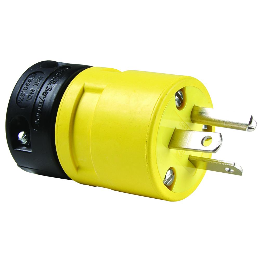 STR BLD RUBBER PLUG 20A 250V 6-20P