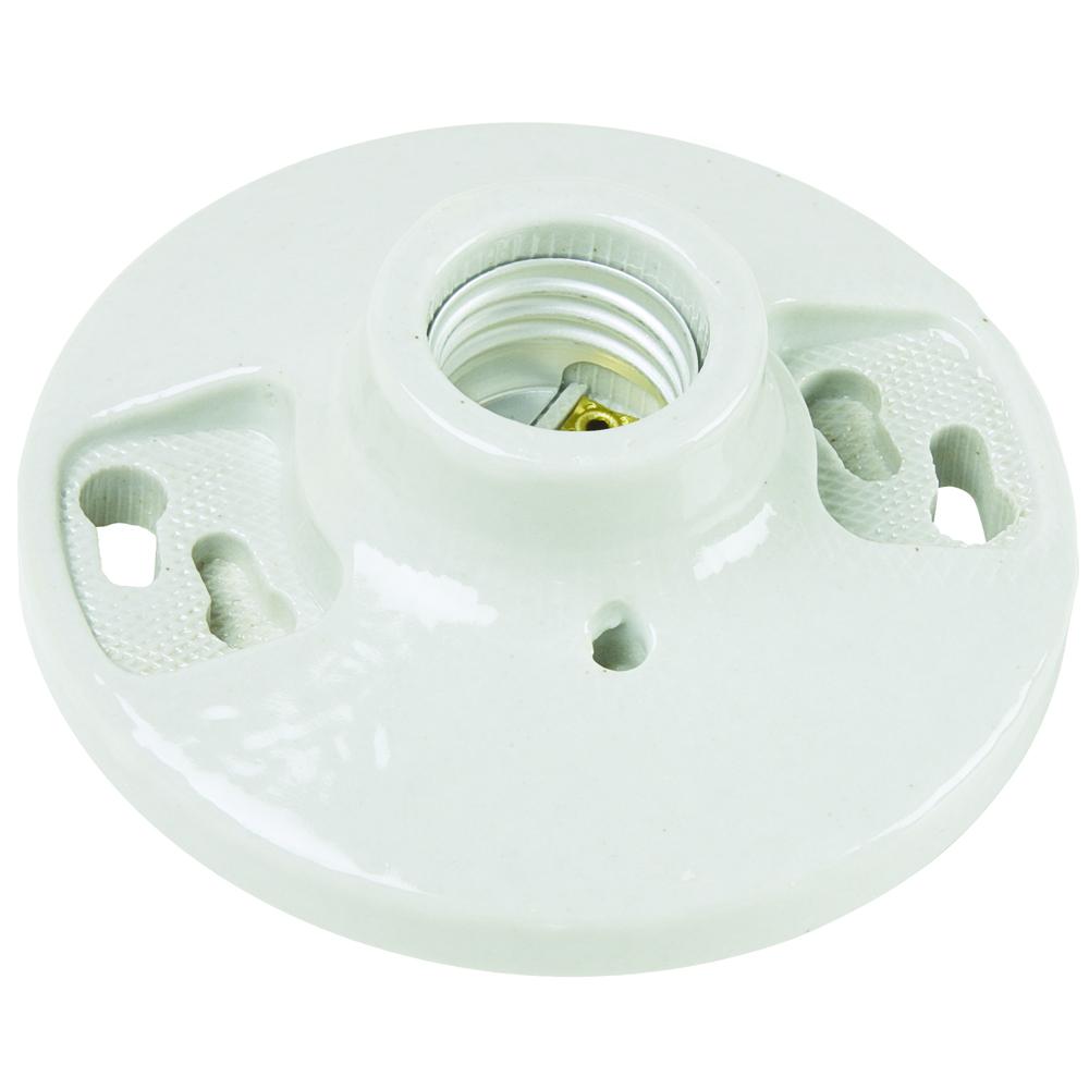 PORCELAIN KEYLESS LAMPHOLDER 4 TERM