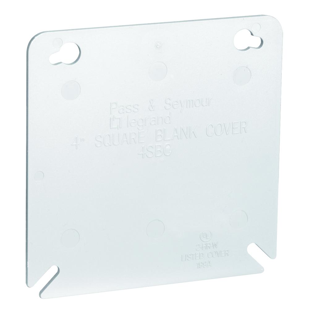 PL BX 4 SQ BLANK COVER