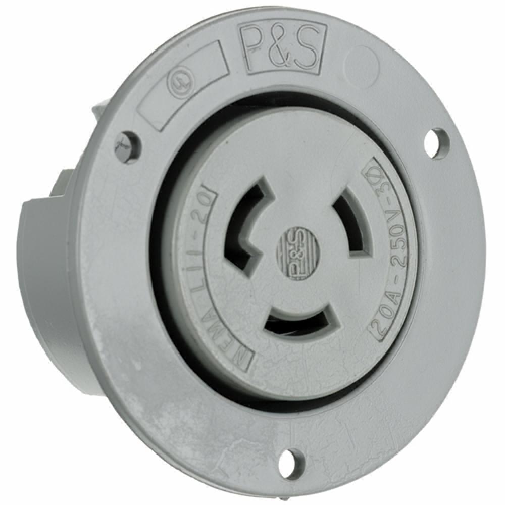 TRNLK FLANGED OUTLET 3W 20A 3P 250V