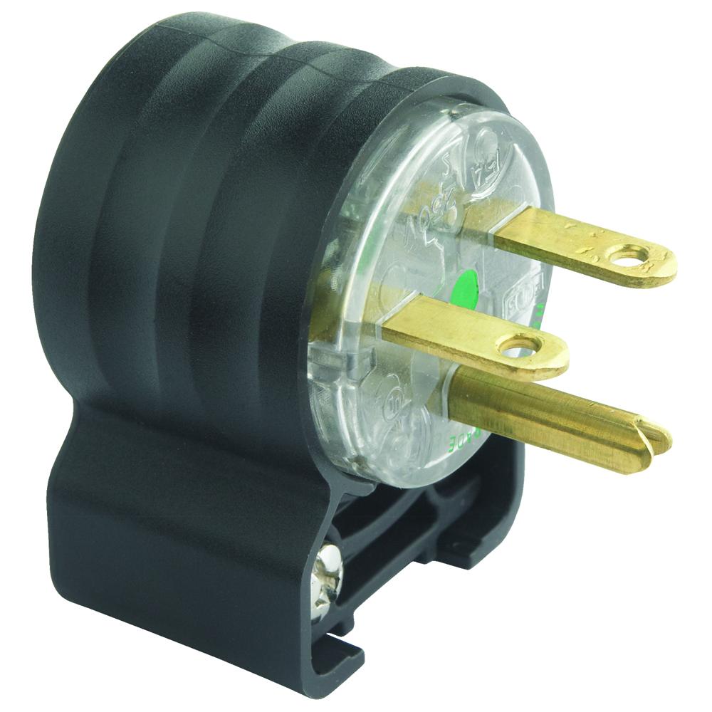 STR BLD ANGLE PLUG 3W 20A 250V HG