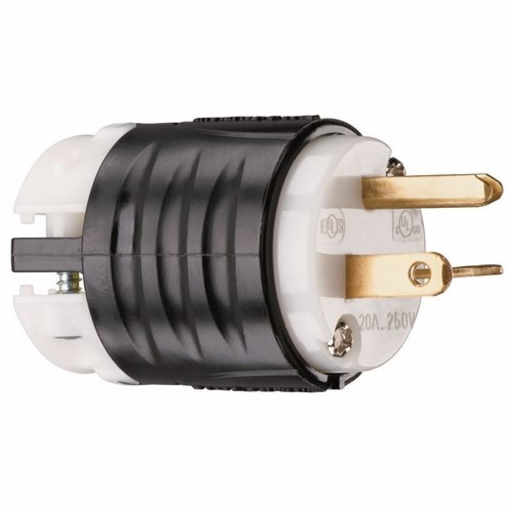 STR BLD PLUG 3W 20A 250V B&W