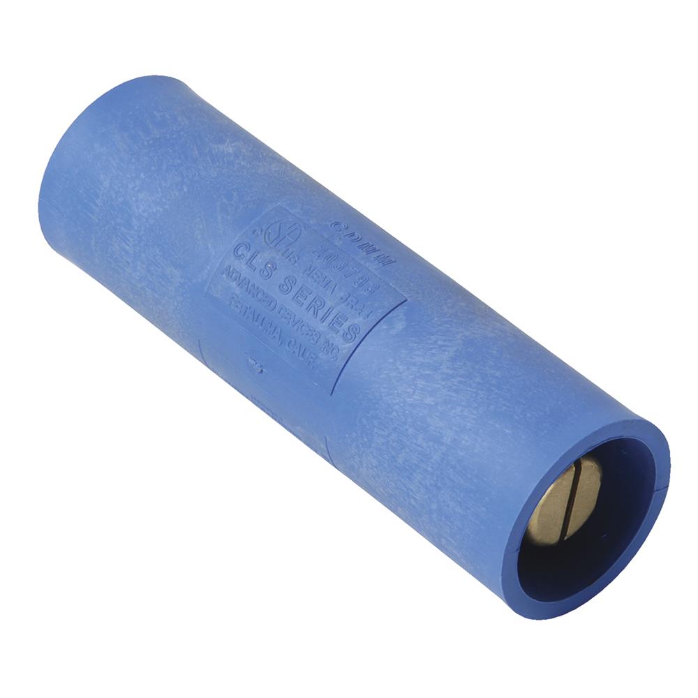 CAM TYPE MALE TO MALE COUPLER BLUE