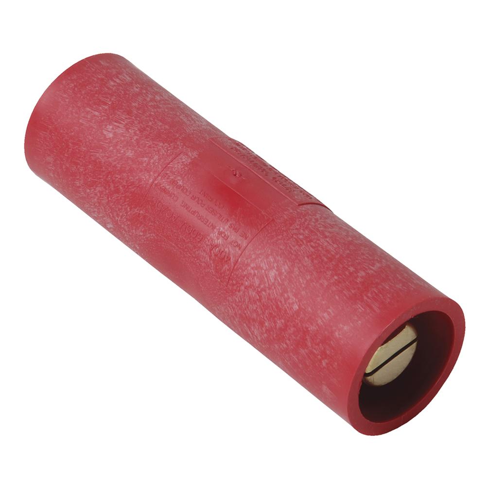 CAM TYPE MALE TO MALE COUPLER RED