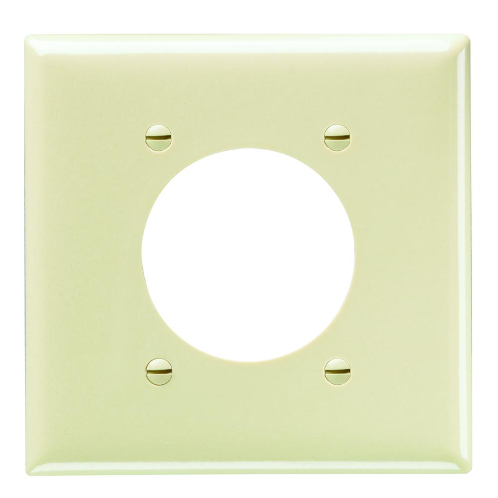 SMOOTH WALL PLATE 2G POWER OUTLET I