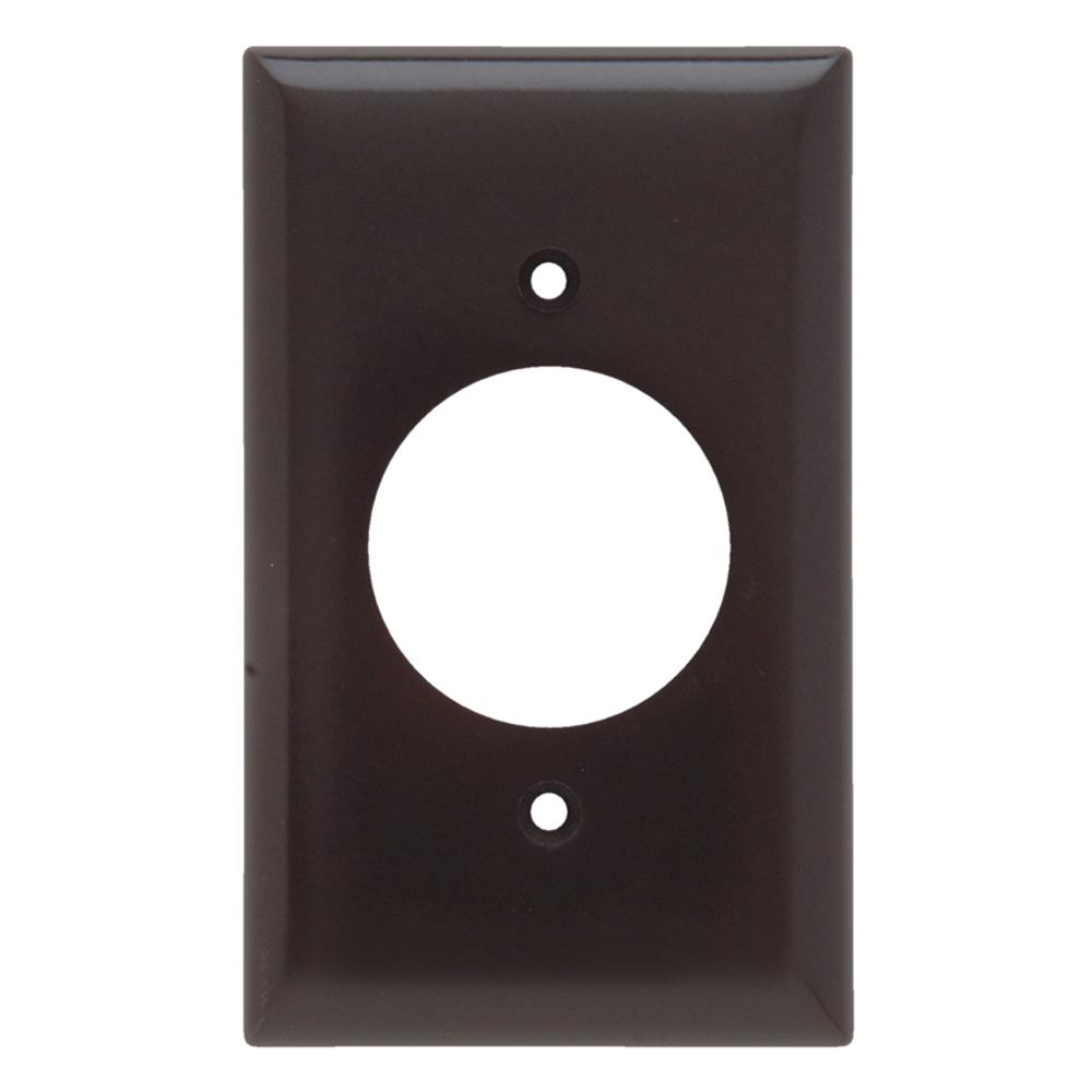 SMOOTH WALL PLATE 1G POWER OUTLET