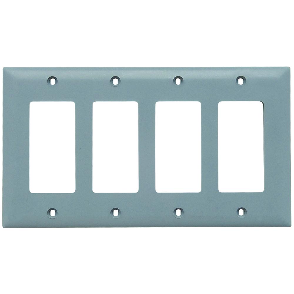 TRADEMASTER PLATE  4G 4 DECOR GRY