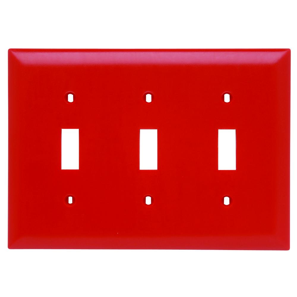 TRADEMASTER WALL PLATE 3G 3 TOGGLE