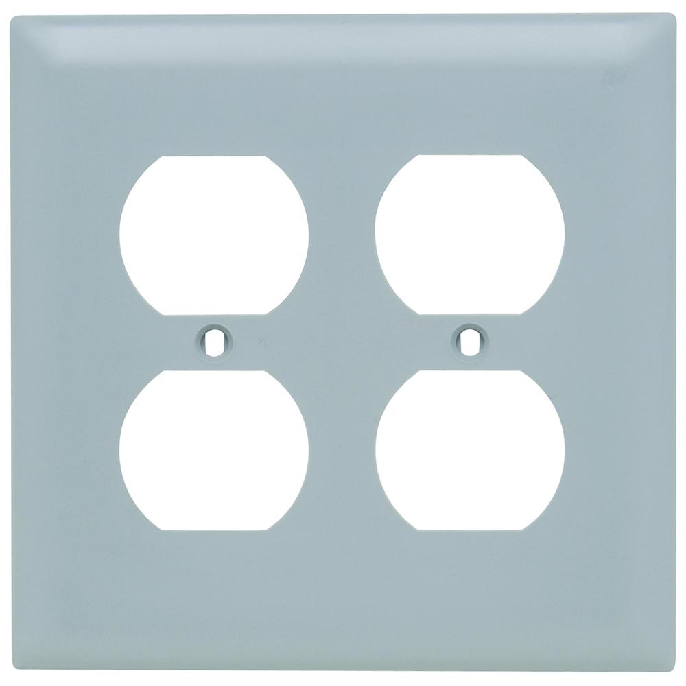 TRADEMASTER PLATE  2G 2 DUPLEX GRY