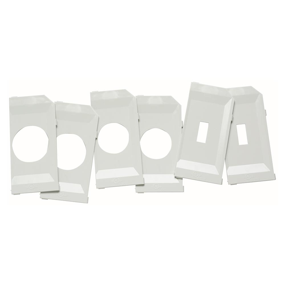 PLATE KIT FOR 2G IN-USE COVER WHITE