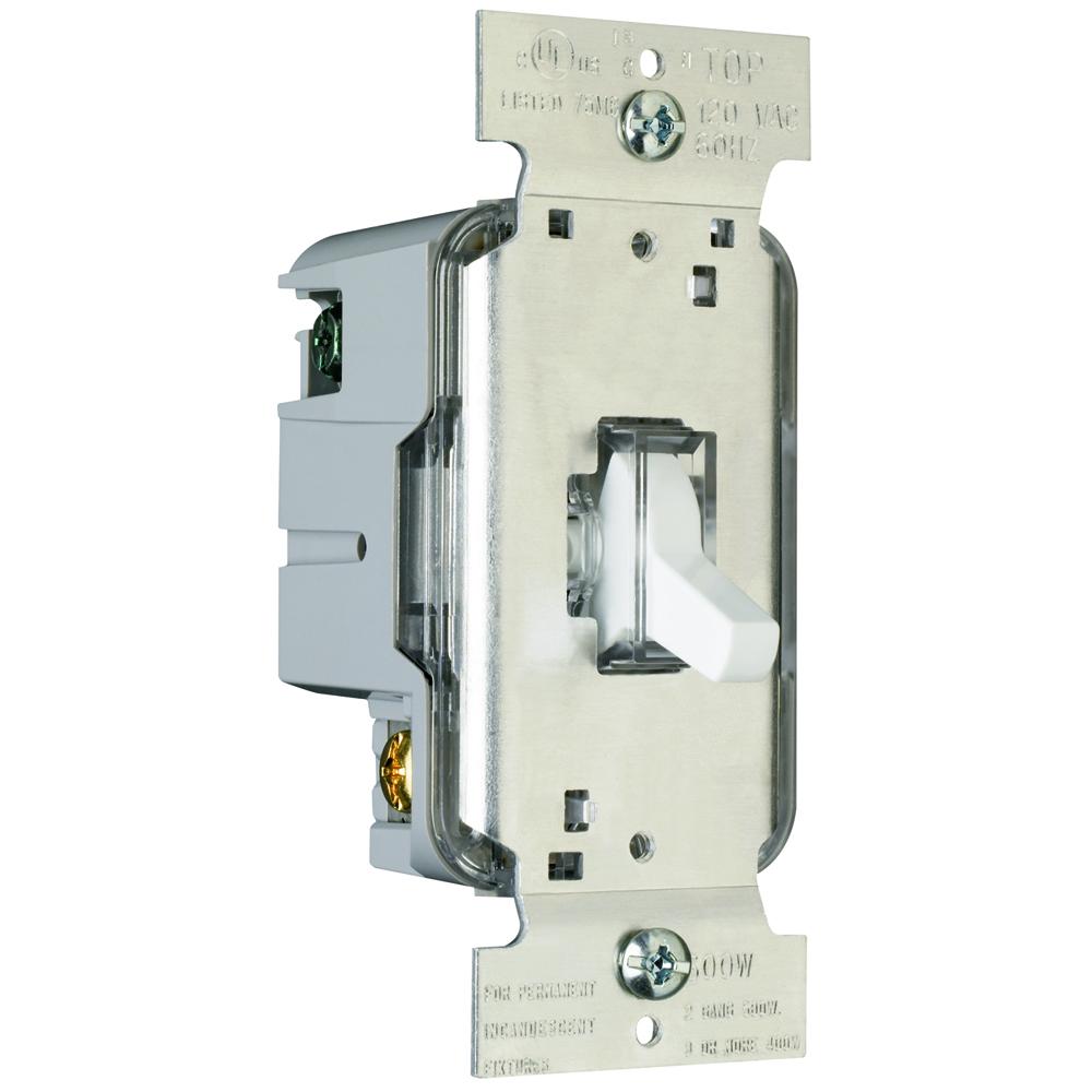 TOGGLE DIMMER 600W/SP LIGHTED W