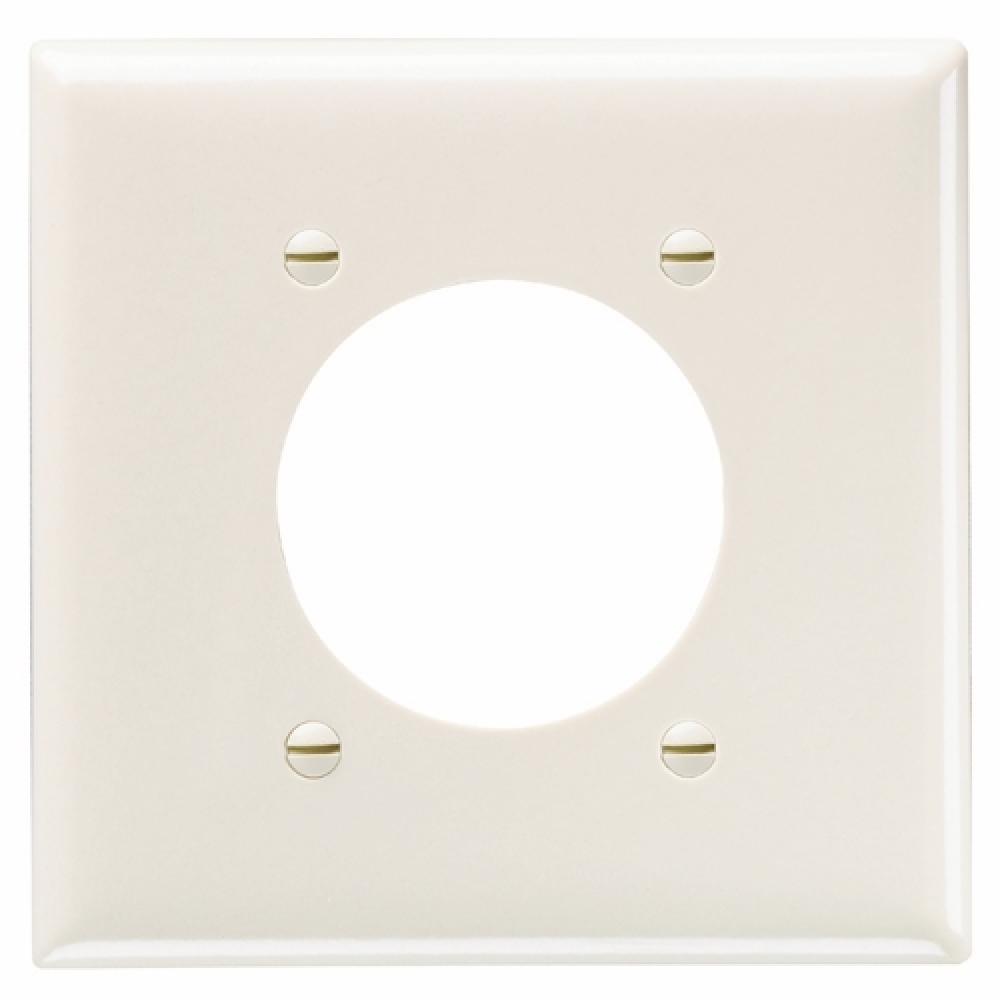 SMOOTH WALL PLATE 2G POWER OUTLET W