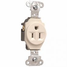 Legrand-Pass & Seymour 5251LA - RECEPT SINGLE 15A 125V SIDE-WIRE LA