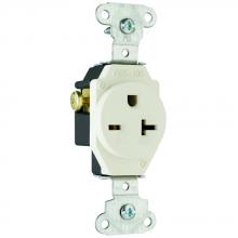 Legrand-Pass & Seymour 5851LA - RECEPT SINGLE 20A 250V SIDE-WIRE LA