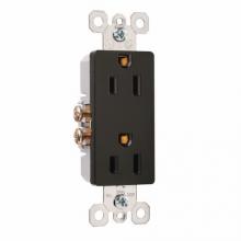 Legrand-Pass & Seymour 885BK - RADIANT 15A/125V DUP RECEP BK