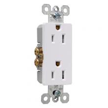 Legrand-Pass & Seymour 885SW - RADIANT 15A/125V DUP RECEP SELF-GRD W