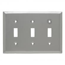 Legrand-Pass & Seymour SB3CH - PLATE 3G TOGGLE CHROME