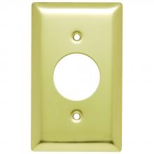 Legrand-Pass & Seymour SB7PB - SMTH POLISHED BRASS 1G SINGLE RECPT