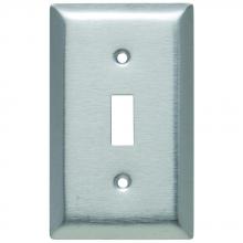 Legrand-Pass & Seymour SL1 - PLATE SS430 1GANG TOGGLE W/OUT LINE