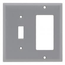 Legrand-Pass & Seymour SP126GRY - PLATE PLST 2G TOG+SPLEX W/OUT LINE GY