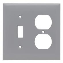 Legrand-Pass & Seymour SP18GRY - PLATE PLST 2G TOG/DUP W/OUT LINE GR