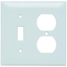 Legrand-Pass & Seymour SP18W - PLATE PLST 2G TOG/DUP W/OUT LINE WH