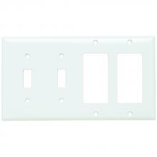 Legrand-Pass & Seymour SP2262W - SMOOTH W/P 2G TOG 2G S'PLEX WHITE