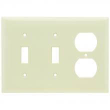 Legrand-Pass & Seymour SP28LA - SMOOTH WP 3G 2 TOGGLE 1 DUPLEX