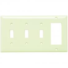 Legrand-Pass & Seymour SP326LA - WP SMOOTH 3 TOGGLE 1 DECOR LA