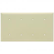 Legrand-Pass & Seymour SP44I - SMOOTH WALL PLATE 4G BLNK STRAP MT I