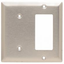 Legrand-Pass & Seymour SS1426 - SMOOTH 302SS 2G 1 BLANK 1 DECORATOR