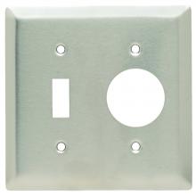 Legrand-Pass & Seymour SS17 - SMOOTH 302SS 2G 1 TOGGLE/1 SINGLE