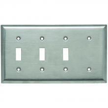 Legrand-Pass & Seymour SS314 - SMOOTH 302SS 4G 3 TOGGLE 1 BLANK