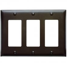 Legrand-Pass & Seymour TP263 - TRADEMASTER PLATE 3G 3 DECOR BR