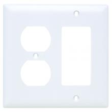 Legrand-Pass & Seymour TP826W - TRADEMASTER PLT 2G 1 DUP 1 DECOR W