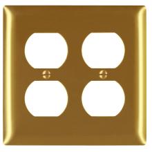 Legrand-Pass & Seymour SB82 - SMOOTH BRASS 2G 2 DUPLEX