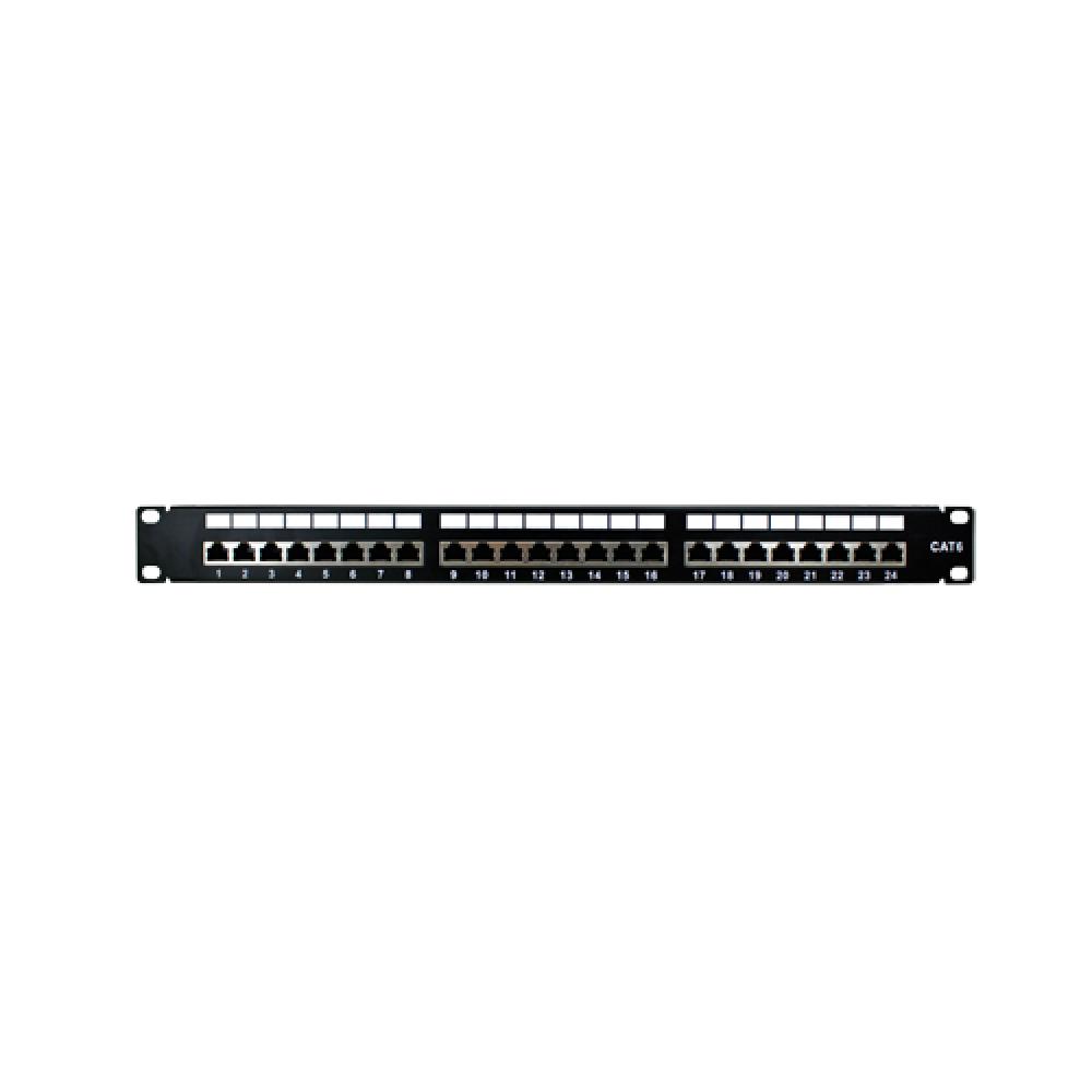 Patch Panel CAT6 SHLD 24 Port Punch Down