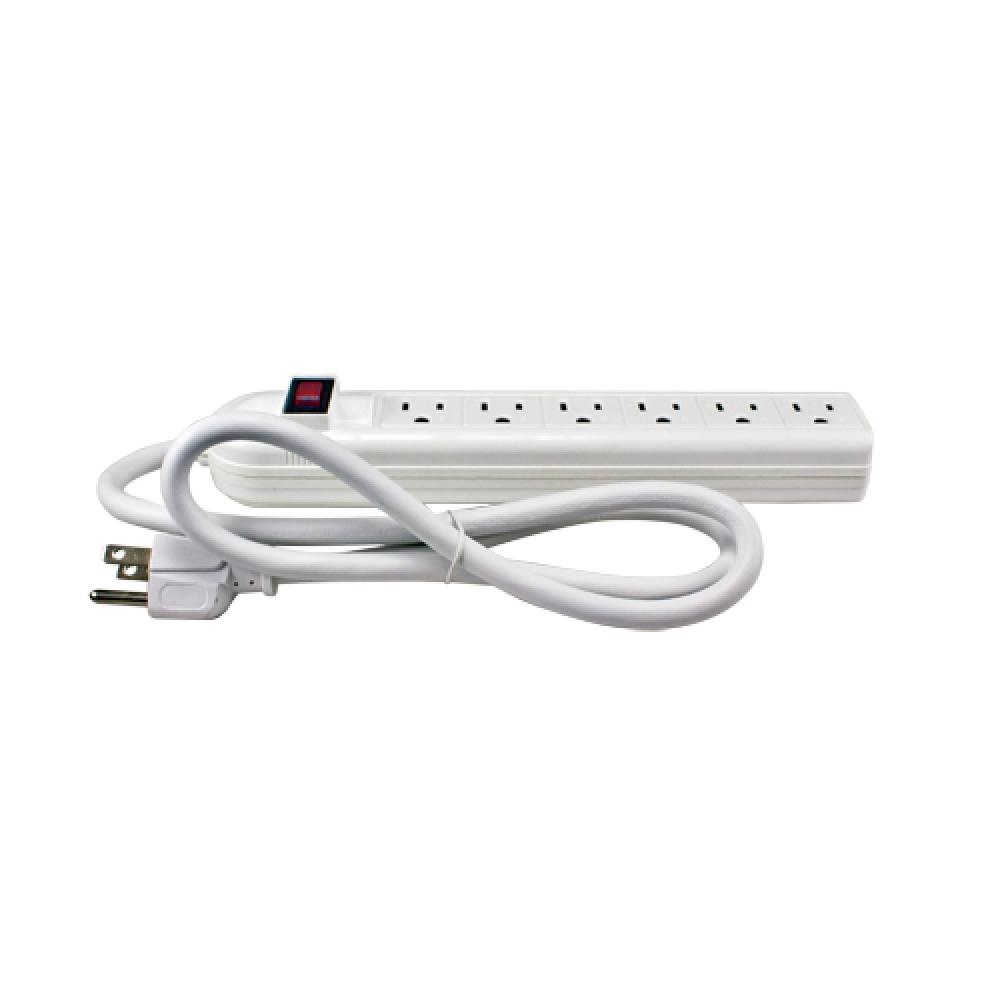 6 Outlet Surge Protector 3 ft