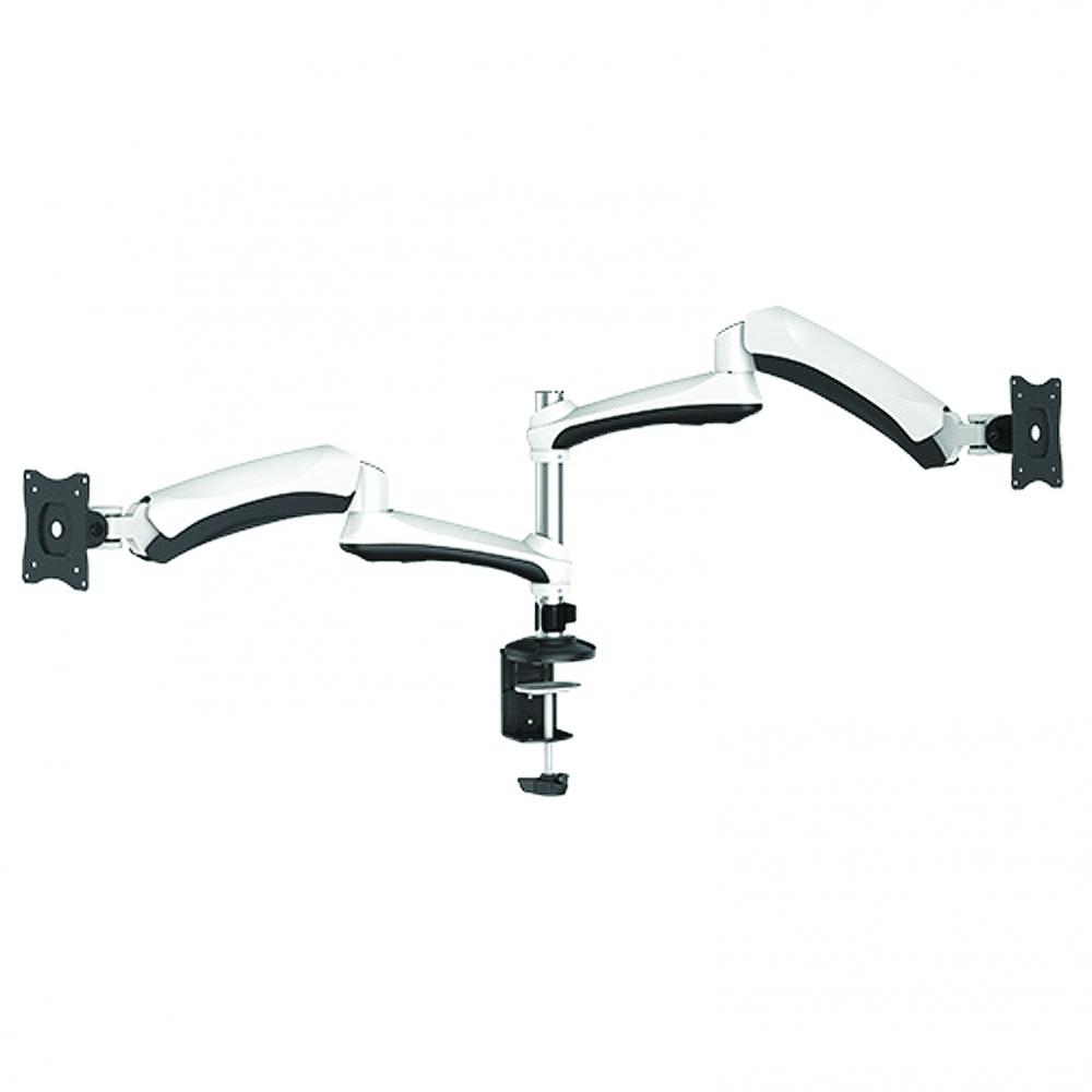 INTERACT Dual Desk Mount - Most 13-27 in