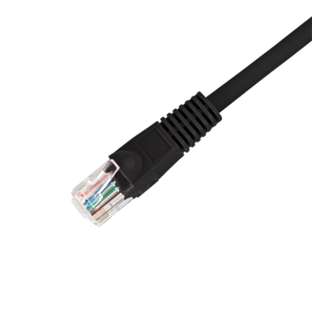 CAT5e UNSHLD Snagless Patch CRD 5 FT BLK