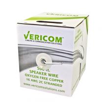 Vericom AW162-01988 - 16 AWG 2 CNDTR STRAND SPKR Cable 500ft