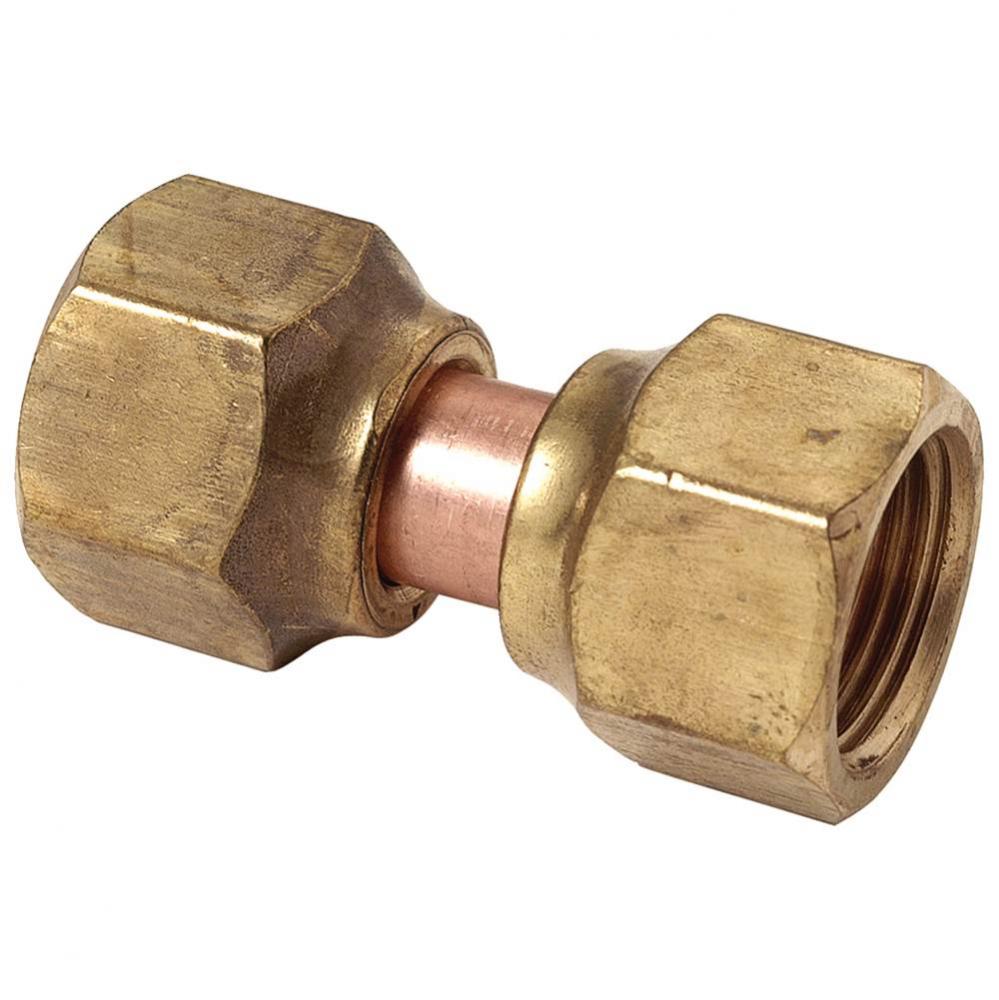 Swivel Flare Nut Connector, 1/4&apos;&apos; Od Tube, Both Ends