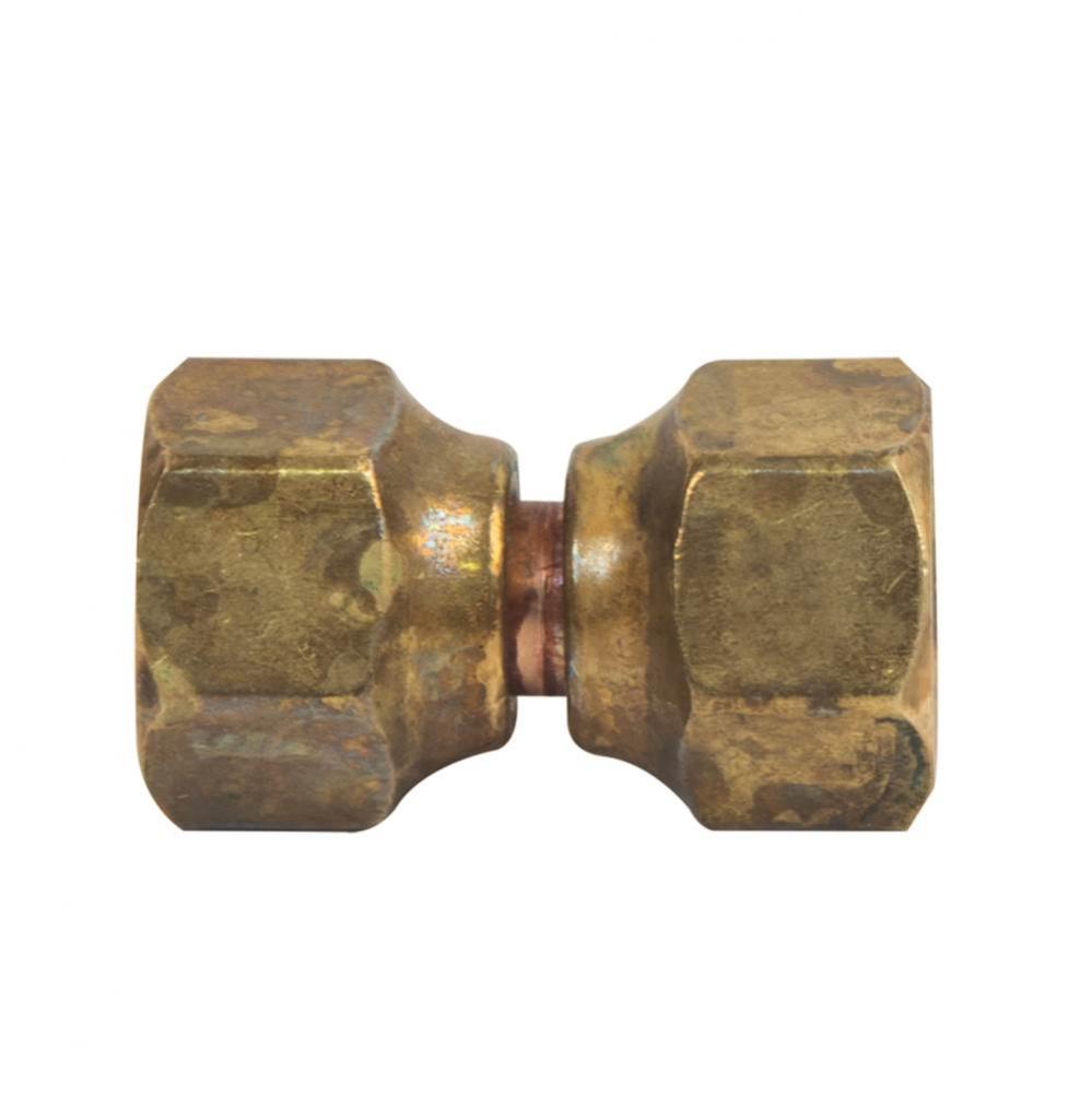 SWIVEL FLARE NUT CONNECTOR, 3/8&apos;&apos; OD TUBE, BOTH ENDS