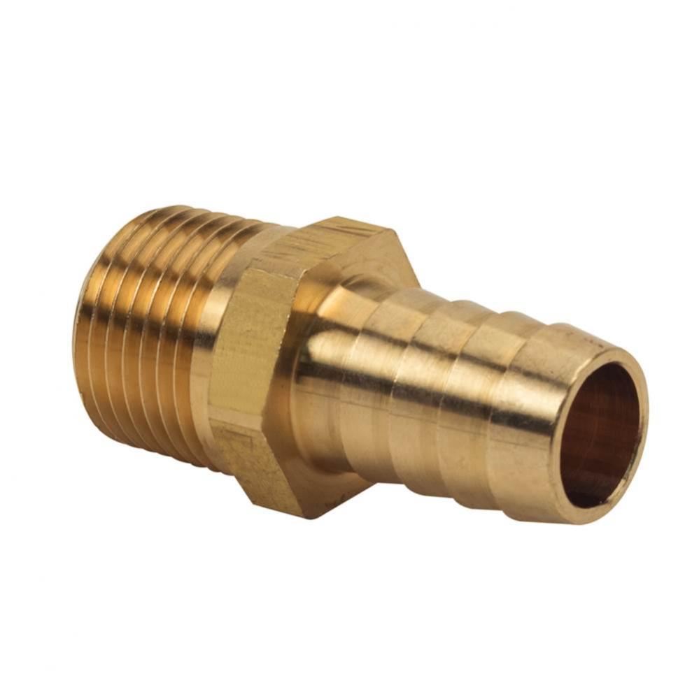 MALE HOSE BARB ADAPTOR, 5/8&apos;&apos; ID HOSE BARB X 1/2&apos;&apos; MIP