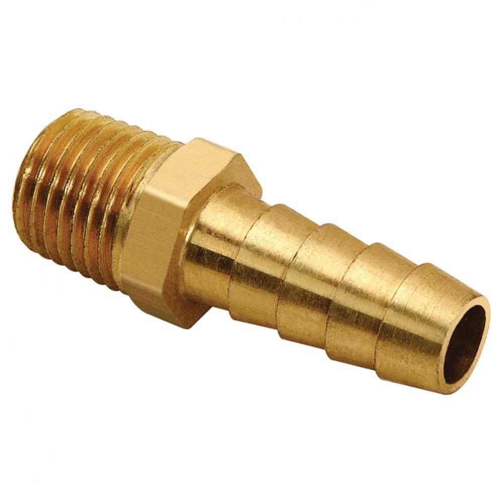 Male Hose Barb Adaptor, 1/2&apos;&apos; Id Hose Barb X 1/4&apos;&apos; Mip