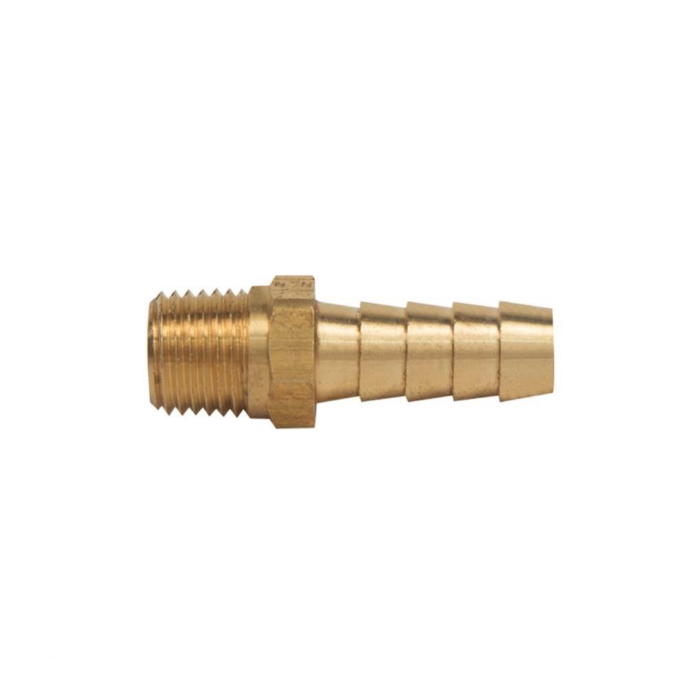 MALE HOSE BARB ADAPTOR, 3/8&apos;&apos; ID HOSE BARB X 1/4&apos;&apos; MIP